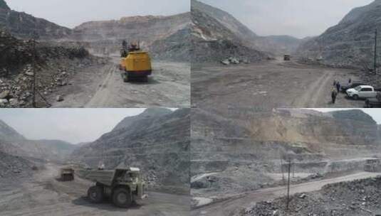 矿山 矿山机械 挖矿 采矿高清在线视频素材下载