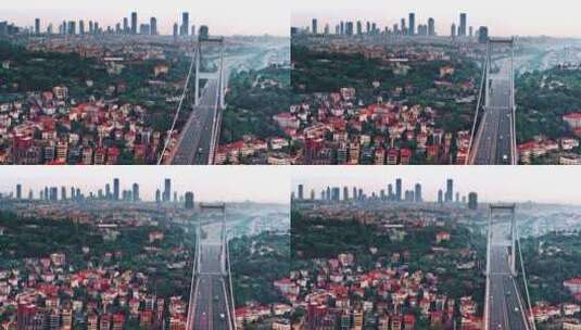 伊斯坦布尔城市景观高清在线视频素材下载