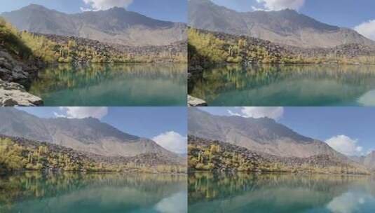 巴基斯坦斯卡杜的上卡丘拉湖高清在线视频素材下载