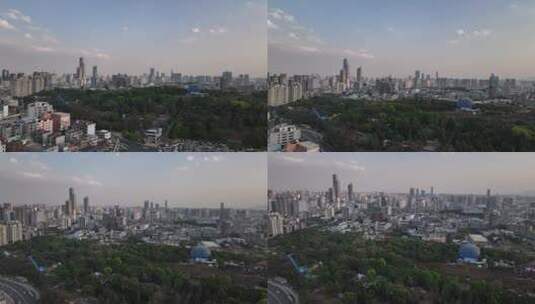 昆明城市航拍空镜高清在线视频素材下载