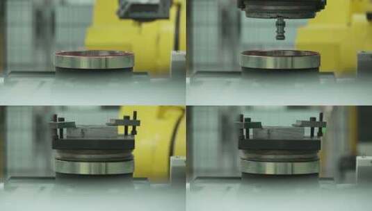 机械手臂 工业 机器人 制造业 智能 工厂高清在线视频素材下载