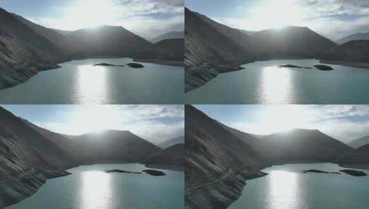 高原上的湖泊高清在线视频素材下载