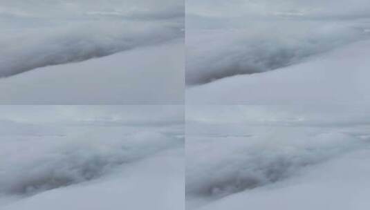 云雾中的风车延时高清在线视频素材下载