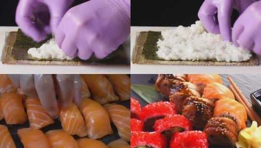 【合集】寿司 美食 美味健康高清在线视频素材下载