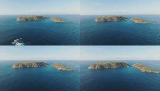 海洋 岛屿 海岸 海浪高清在线视频素材下载