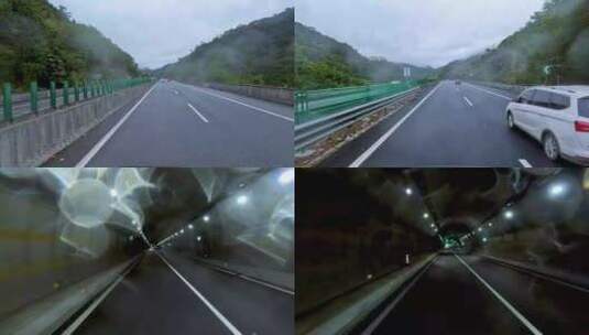 广西汕昆高速隧道高清在线视频素材下载