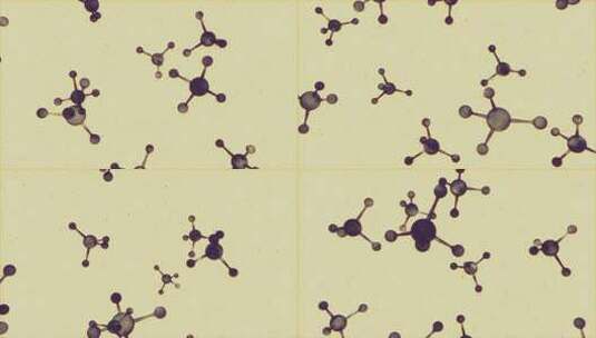 模型分子的旋转高清在线视频素材下载