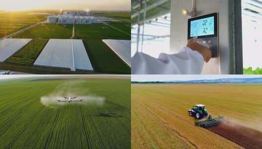 农业 温室大棚 科技种植 现代化农业高清在线视频素材下载