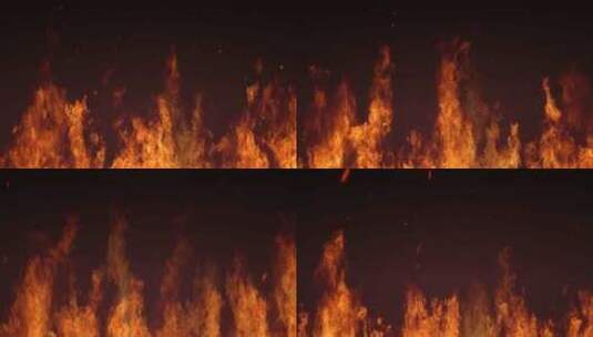 6K火焰背景高清在线视频素材下载