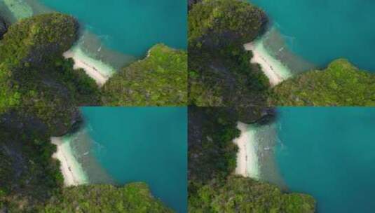 热带岛屿海湾高清在线视频素材下载