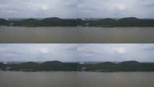 江苏徐州云龙湖5A景区航拍高清在线视频素材下载