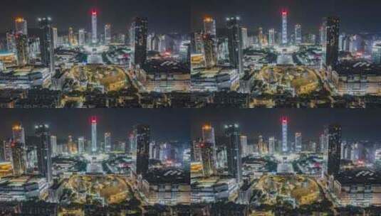 广州夜景延时高清在线视频素材下载