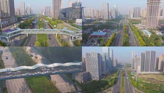 武汉江城大道高清在线视频素材下载