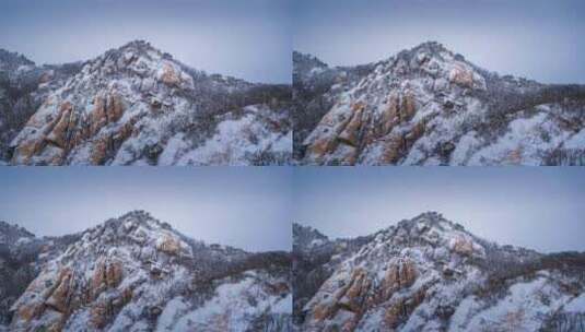 自然风光雪山雾凇高清在线视频素材下载