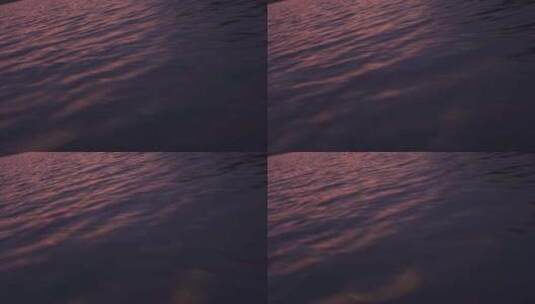 夕阳湖水高清在线视频素材下载