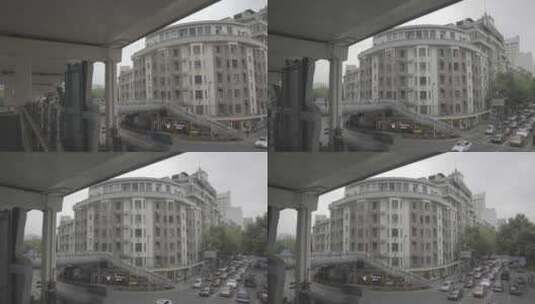 上海建筑与交通高清在线视频素材下载
