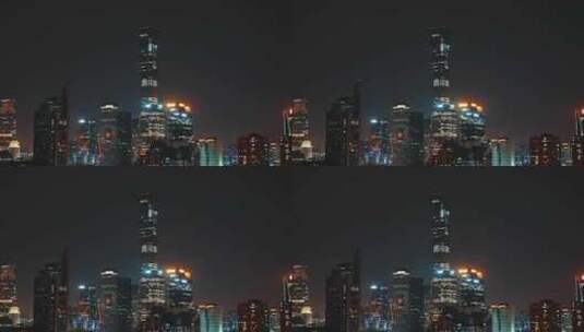 北京国贸CBD夜景高清在线视频素材下载