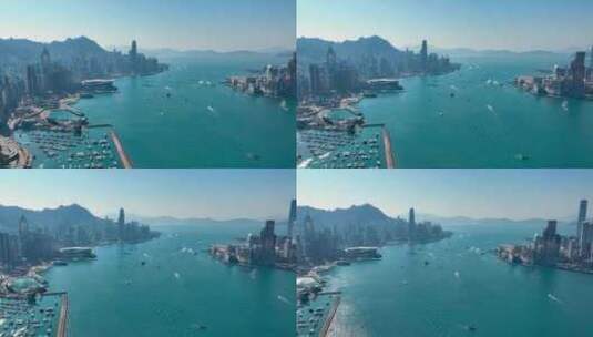 4K航拍香港9高清在线视频素材下载