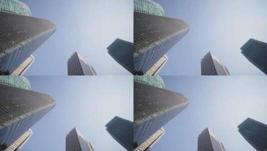 上海建筑商务楼高清在线视频素材下载