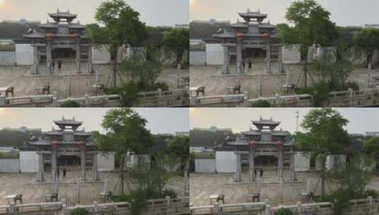 无锡惠山古镇航拍视频素材高清在线视频素材下载