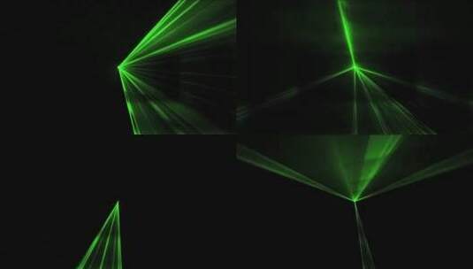绿色激光舞台灯光高清在线视频素材下载