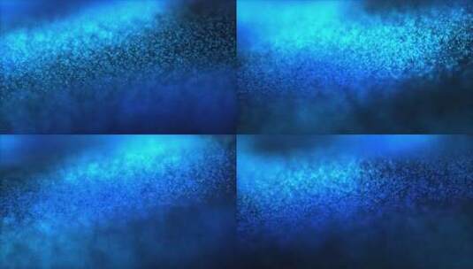 发光蓝色粒子风海洋唯美舞台背景动态视频高清在线视频素材下载
