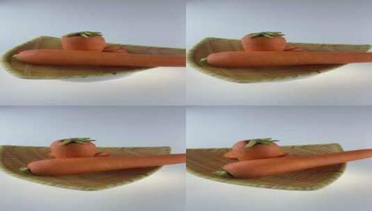 胡萝卜4K实拍视频高清在线视频素材下载