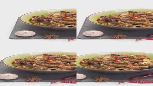 啤酒鸭美食菜品4k视频高清在线视频素材下载