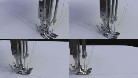 三维渲染缝纫机扎线动画视频高清在线视频素材下载