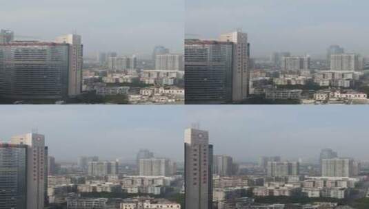 广州老城区城市景观航拍高清在线视频素材下载