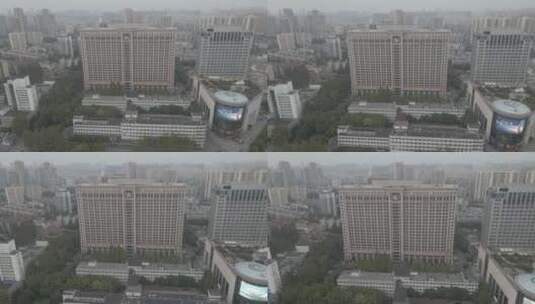 log武汉中部战区总医院航拍高清在线视频素材下载