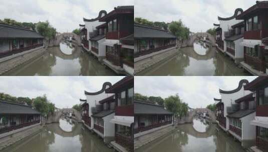 上海召稼楼古镇全景特写4K航拍原素材高清在线视频素材下载