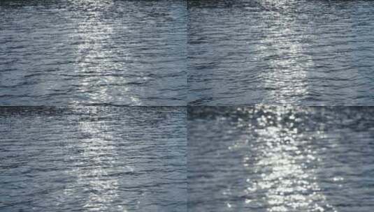 4K波光粼粼的湖面高清在线视频素材下载