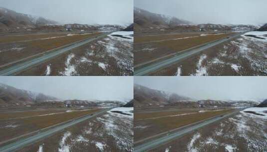 原创 青海果洛州G0615德马高速公路高清在线视频素材下载