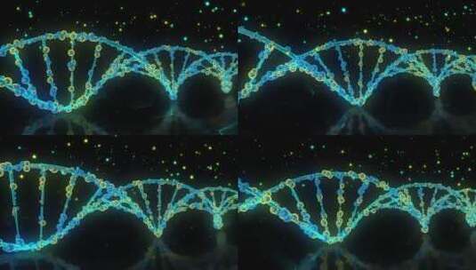 DNA生物科技基因链高清在线视频素材下载