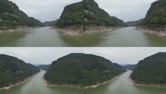 【合集】重庆北碚温塘峡风景区自然景观航拍高清在线视频素材下载