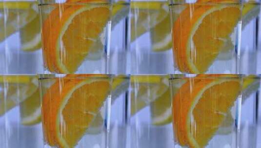 果汁蔬菜汁柠檬水液体饮料背景视频特写素材高清在线视频素材下载