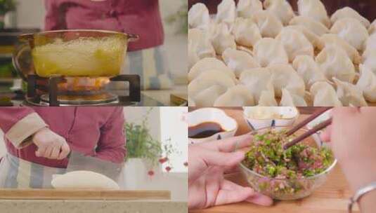 饺子素材高清在线视频素材下载