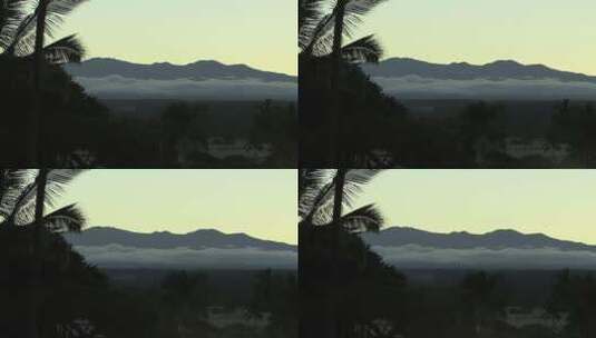夏威夷莫纳克亚的黄昏景观高清在线视频素材下载