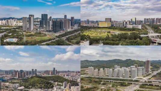 4K深圳光明城市延时航拍高清在线视频素材下载