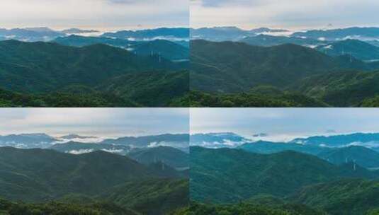 惠州龙门南昆山山景延时高清在线视频素材下载