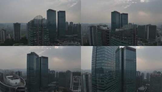 重庆渝北区航拍高清在线视频素材下载