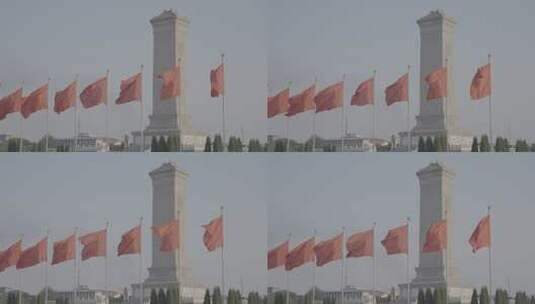天安门红旗高清在线视频素材下载