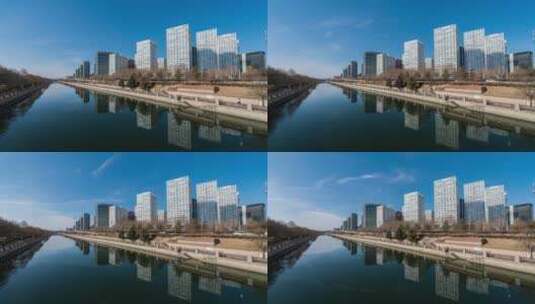 【8K】北京CBD 国贸延时SOHO高清在线视频素材下载