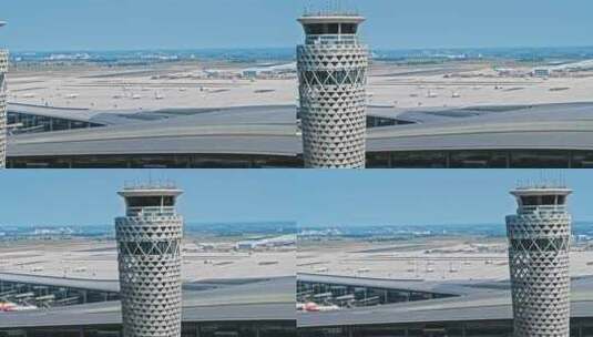 青岛胶东国际机场胶东机场航拍高清在线视频素材下载