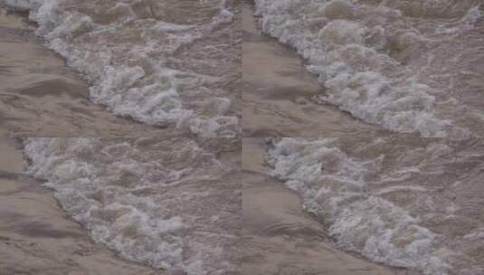 河流江河波浪翻滚高清在线视频素材下载