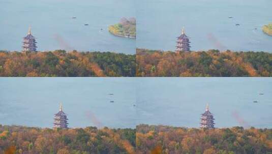 杭州雷峰塔风景高清在线视频素材下载