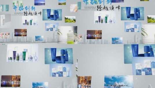 图片展示和遍布中国地图高清AE视频素材下载