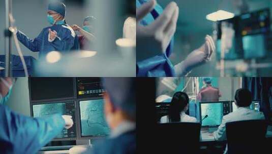 手术前准备 医生做手术 医疗仪器 手术高清在线视频素材下载