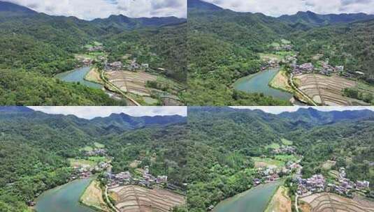 航拍海南五指山景区高清在线视频素材下载